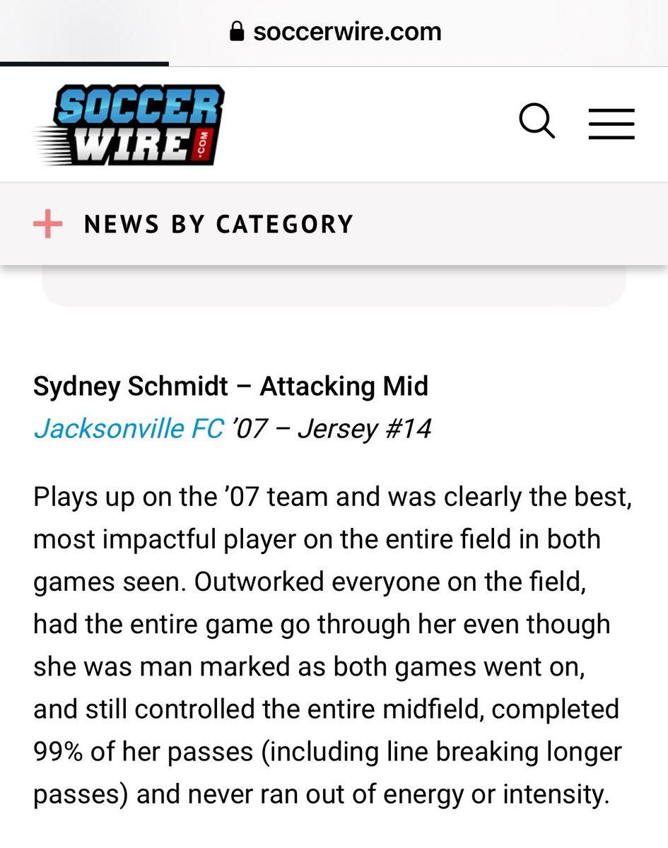 Loved playing at #ECNLFL with @JFC2007ECNL! Thank you to the 200+ coaches who came to watch us play and to @TheSoccerWire for the nice write up!