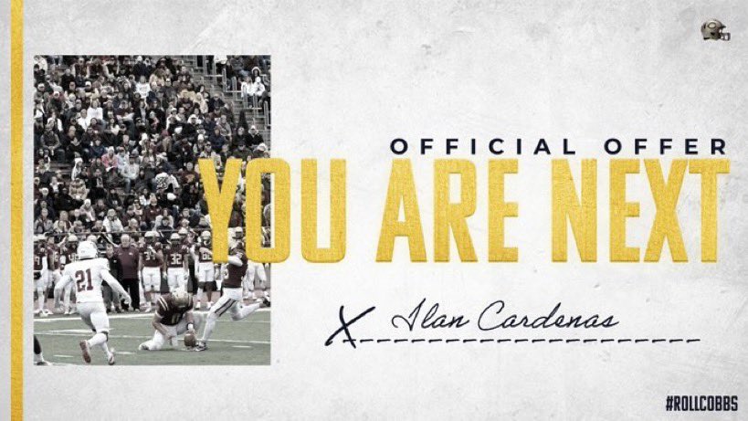 After a great conversation and visit with <a href="/CoachTerryHoran/">Terry Horan</a> and <a href="/KCBakk31/">Kyle Bakken</a> I am blessed to receive an offer from Concordia College

<a href="/ChapfootballAZ/">Chaparral Football</a> <a href="/CoachNise/">Doug Nisenson</a> <a href="/JUSTCHILLY/">Just Chilly</a> <a href="/azc_obert/">Richard Obert</a> <a href="/gridironarizona/">Gridiron Arizona</a> <a href="/CoachJ_OL/">Coach Jackimowicz</a>