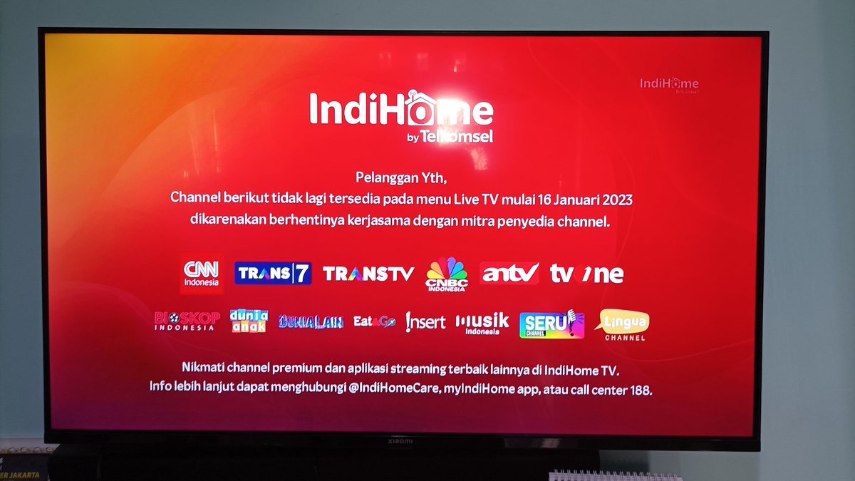 may_warkot's tweet photo. @IndiHome gimana nih saluran tv lokal banyak yg hilang? Bukannya nambah saluran malah ngurangin https://t.co/njiV2Lwza7