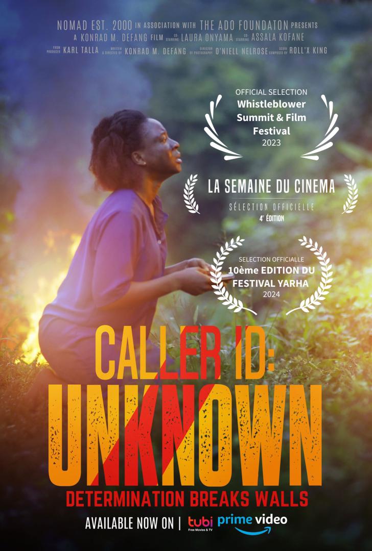 #Exclusivité🇨🇲
CALLER ID UNKNOWN Disponible sur TUBI et Amazon Prime Video 

#WorkHard Believe in yourself never give up it will Pay✅
#WorkDey✊