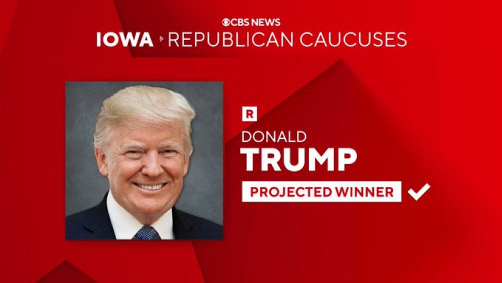The impeached him twice Indicted him 4 times Raided his house with the FBI and buried him with lawsuits The deep state did everything it could to stop him, but President Trump just won the Iowa caucus MAGA is BACK🔥