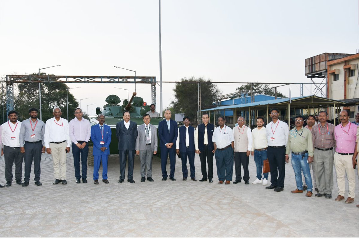 AjaybhattBJP4UK's tweet photo. Visited OFMK and AVNL on Jan 14, 2024. Impressed with the commendable work undertaken by OFMK and the entire AVNL team. Shared valuable insights for enhancing competitiveness and staying relevant in our pursuits. 🛠️ #OFMK #AVNL #DefenceProduction https://t.co/OOTONxyGAz