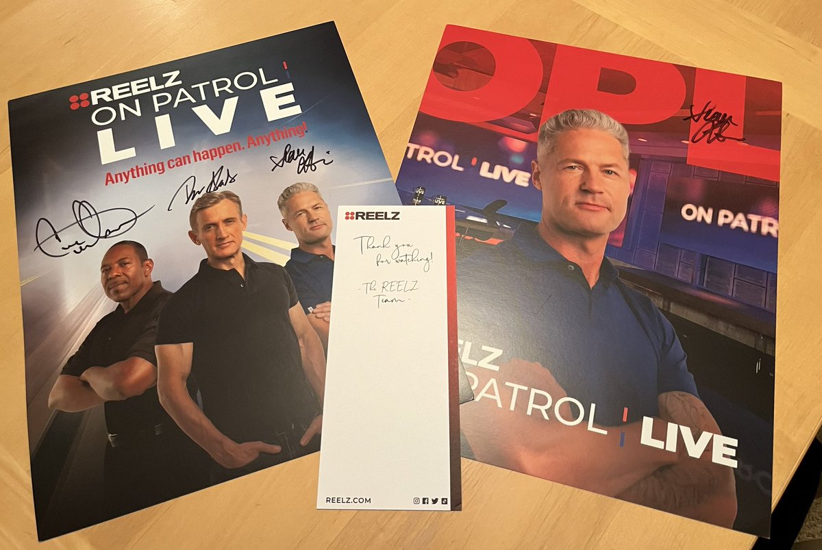 Received some #happymail today 🤗🤗🤗 Thanks again to @ReelzChannel and @OfficialOPLive I’ve been watching since day 1 @danabrams @Sean_C_Larkin @CurtisWilson275 #OPlive #OnPatrolLive #OPNation #OPLiveNation