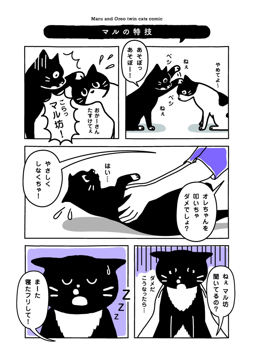 Maruore_comic's tweet photo. 【再掲】ぽこっと顔出しオレちゃん
@fuji_ayako
@umetokoume1
@famostaff

#漫画が読めるハッシュタグ #猫がいる幸せ #猫がいる生活 #マルとオレオふたりはなかよし https://t.co/82dAZ50LWY