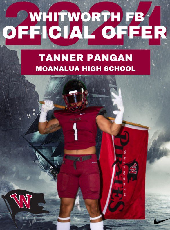 tannerpangan1's tweet photo. After a great talk with @Hong_808 and @Coach__Shaw I’m excited to say I’ve received an official offer from Whitworth University. https://t.co/7Zla6LYIFX