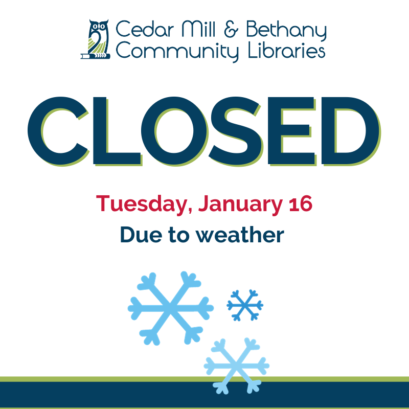 Cedar Mill & Bethany Libraries tweet media