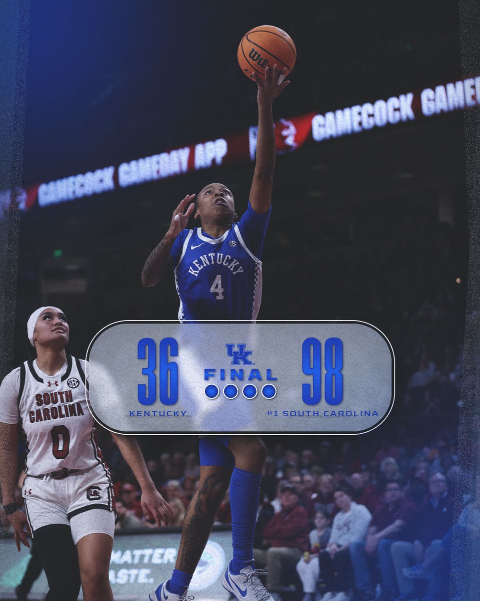 KentuckyWBB's tweet photo. Final. https://t.co/5kkOAEBZG9