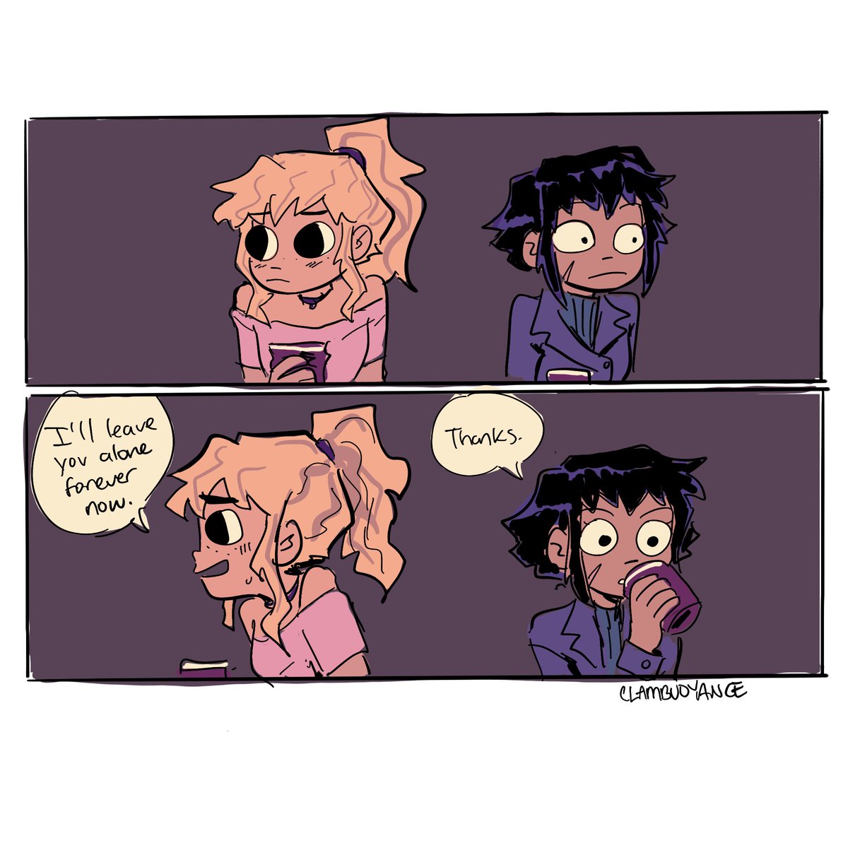 [DC]  Batgirls vs The World 

(I just wanted to draw them in the Scott pilgrim style) 

#stephaniebrown #cassandracain #casscain #stephcass #batgirl #batgirls