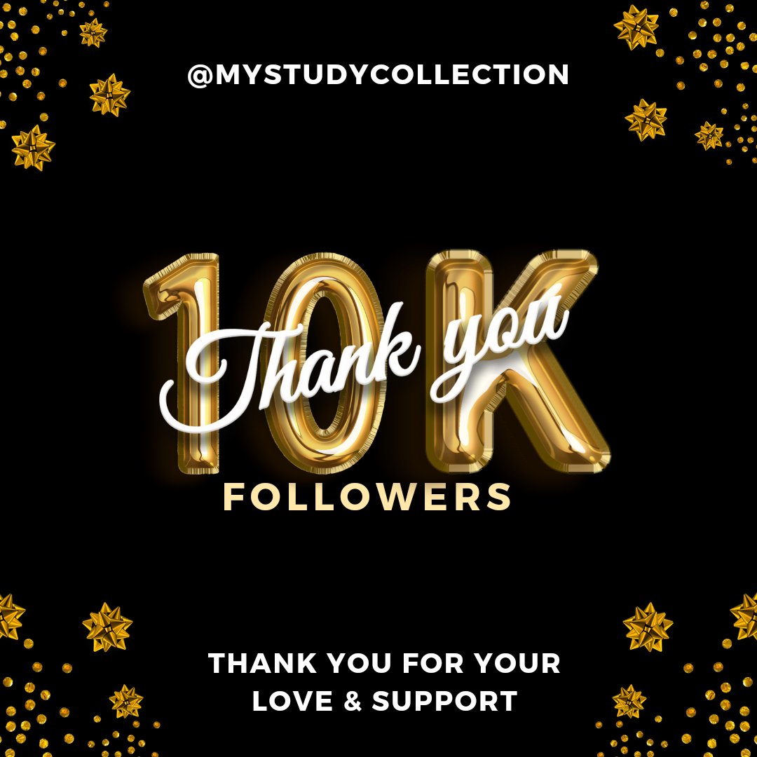 CollectionStudy's tweet photo. 10K Complete ✅
Instagram I'd :- @mystudycollection
#instagram #Twitter #twitch #Tweet
#twitterclarets #twitterblades #photo
#10KFollower #studygram https://t.co/GI06ziFZ2H