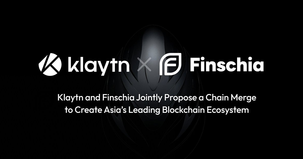 KaiaChain's tweet photo. We weren’t joking when we said 2024 is going to be wild - we’ve just submitted a governance proposal to merge the #Klaytn and @finschia blockchains to create Asia’s largest Web3 ecosystem! Details below 🧵
https://t.co/rNsqxxjBsj https://t.co/mvJHPGdYof