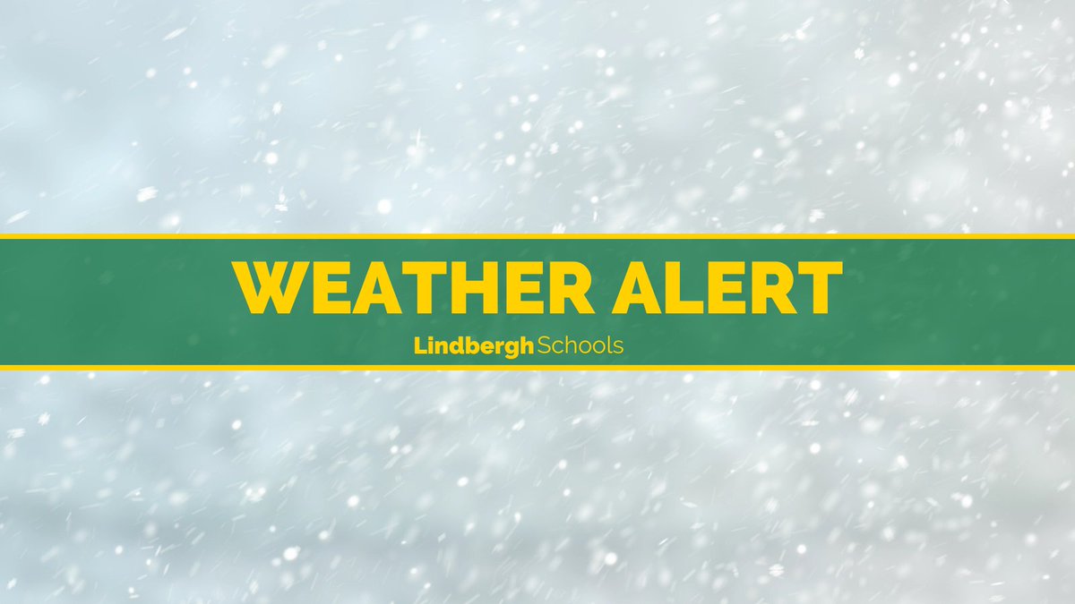 WEATHER UPDATE: Due to inclement weather, all Lindbergh Schools will be closed on Tuesday, Jan. 16. This includes before-school activities, school-age Flyers Club and Lindbergh Early Childhood Education.
