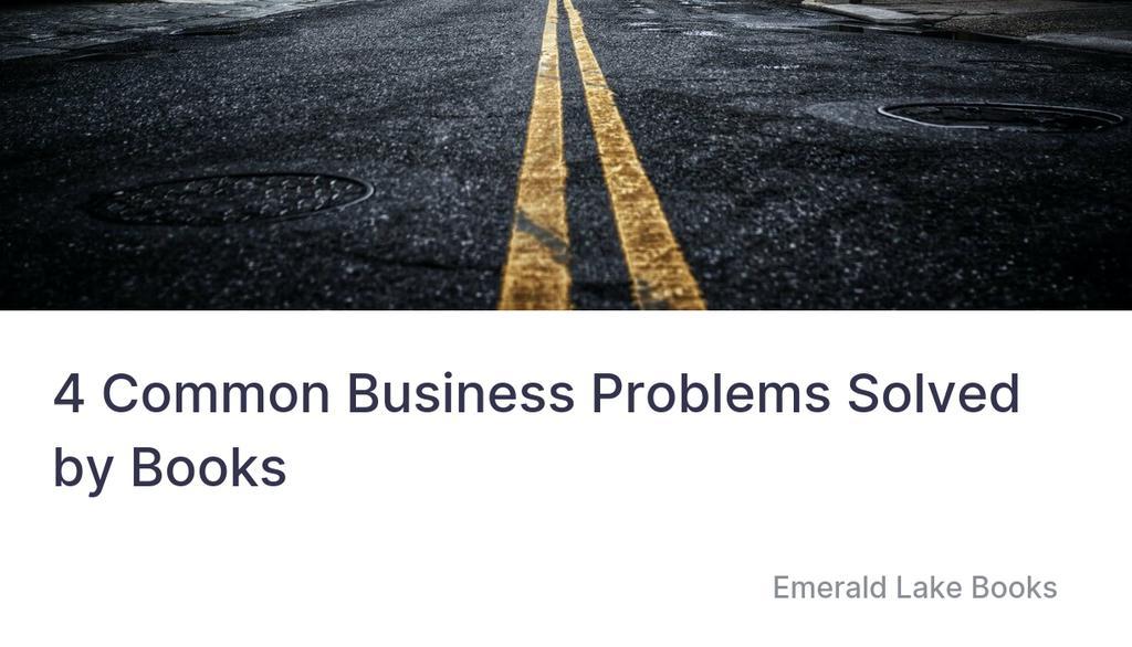Your book will shorten your sales cycle and do some of the initial education for you.

Read the full article: 4 Common Business Problems Solved by Books
▸ lttr.ai/ANCp3

#CommonBusinessProblems #FunGeneratingLeads