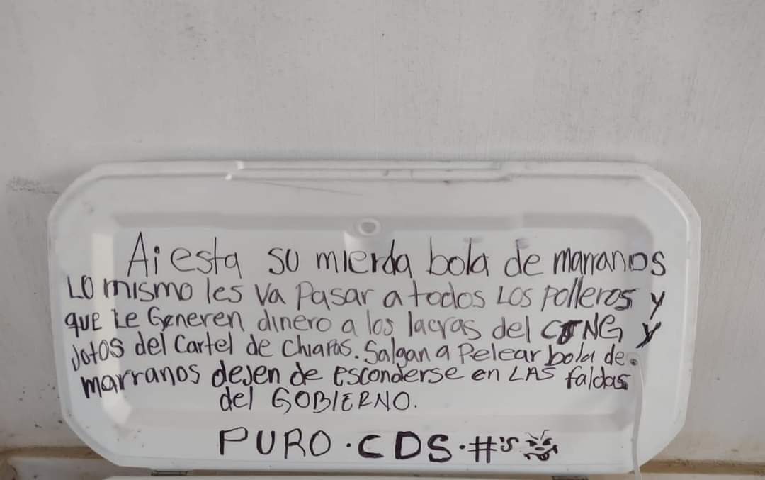m_roman3's tweet photo. @blogdelnarcomex Te dejo otra de hoy en Chiapas igual...@blogdelnarcomex @Diariodenarco https://t.co/Urr8ypgstH
