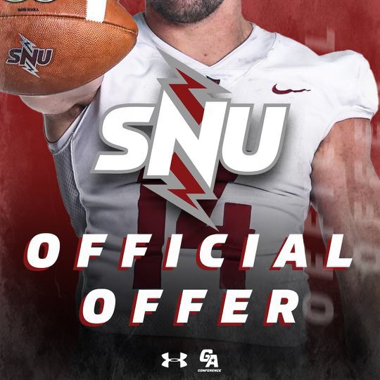 #AGTG I’ve been blessed with an offer to play at <a href="/SNUFootball/">SNU Football</a>  from <a href="/CoachNABrown/">Nathan Brown</a> ⚡️
<a href="/_coachLJohnson/">Lawrence Johnson M.Ed</a> <a href="/JD_Swell/">Jordan Criswell</a> <a href="/HirschiFootball/">Hirschi Football</a>