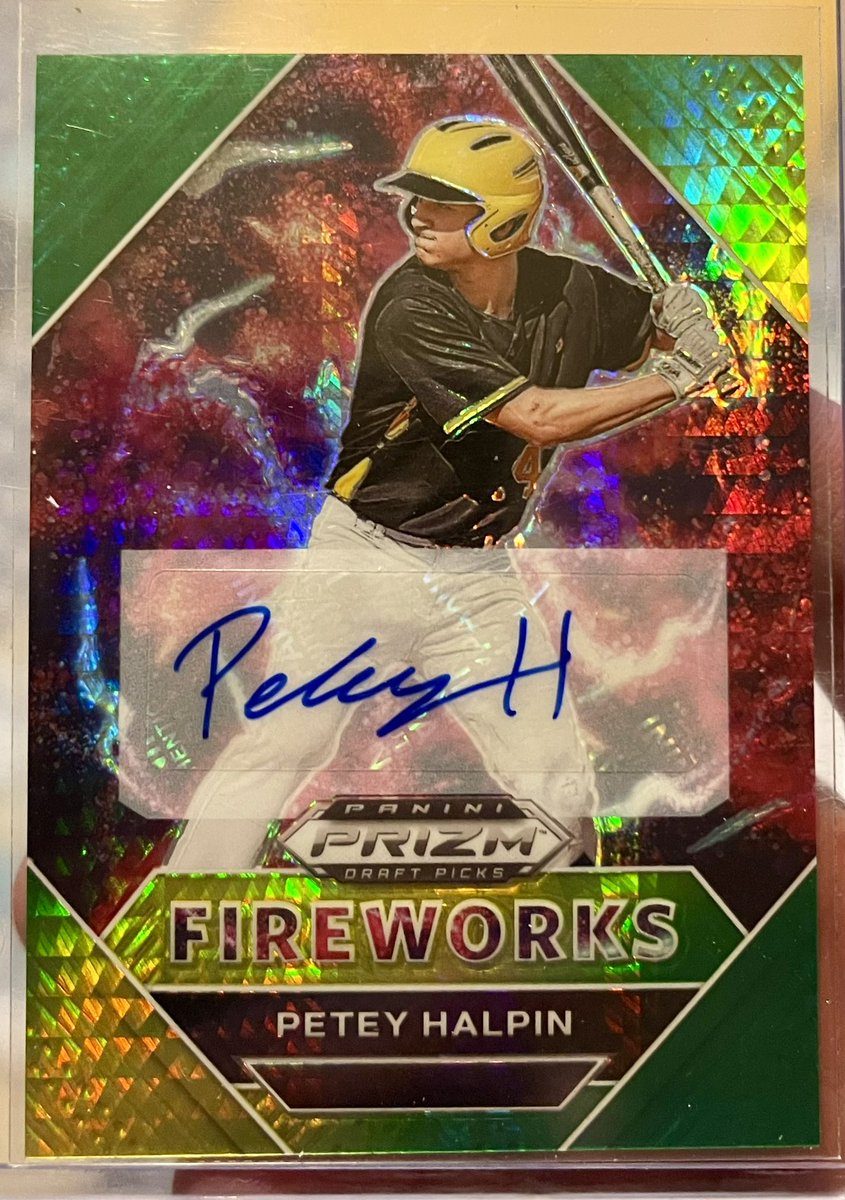 haldcottingham's tweet photo. Added another Petey to the collection today. That’s Petey auto no. 407. @peteyhalpin @CleGuardians @PaniniAmerica @MiLB @MLB @AkronRubberDuck #petey #halpin #cleveland #guardians #BaseBall #baseballcards https://t.co/6rezeib4ah
