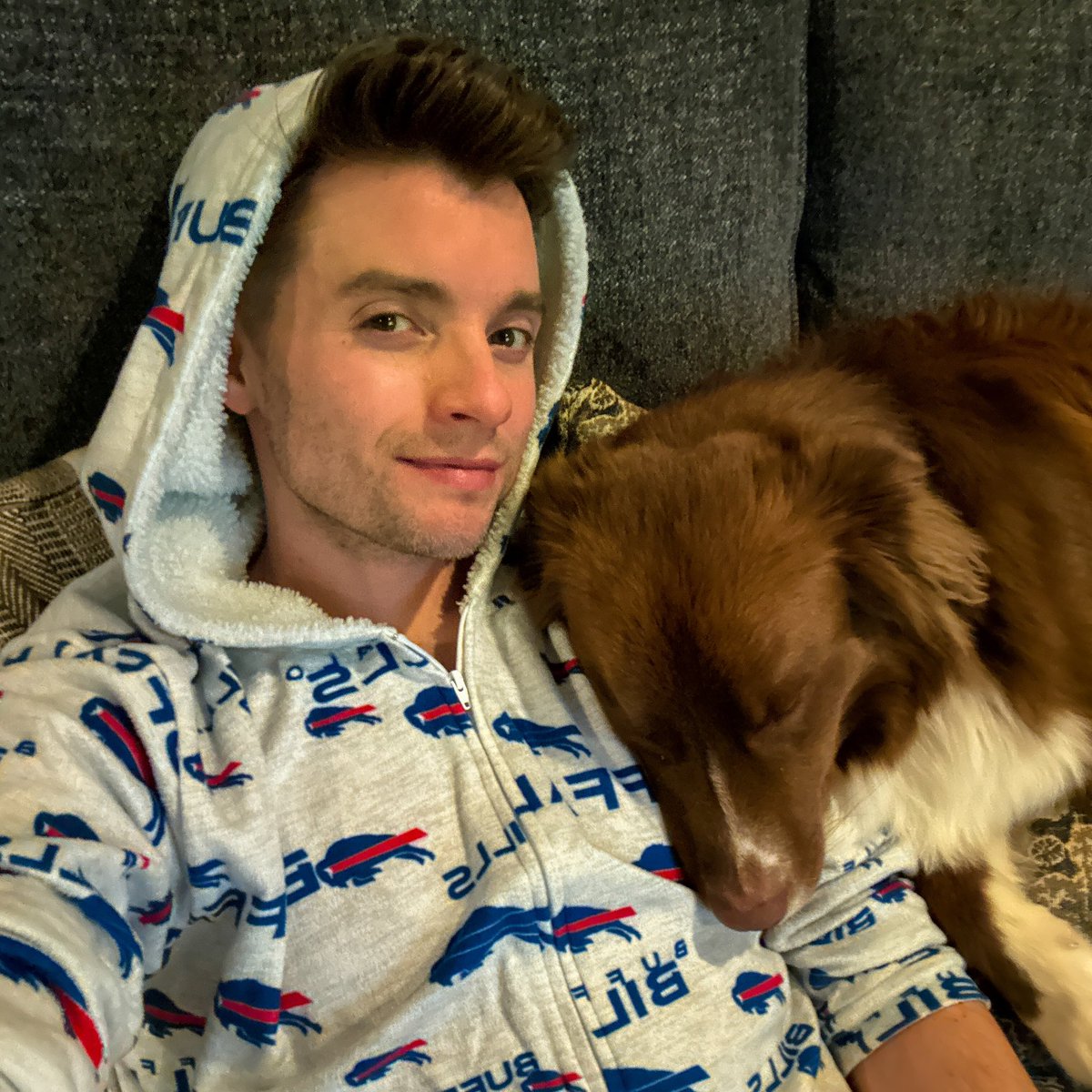 ColtonRudloff's tweet photo. And now begins a 6 day stretch of anxiety over playing the #KansasCity #Chiefs next Sunday. Let’s go 🦬🤘🏽🏈 @BuffaloBills https://t.co/G4z6OSvJ9M