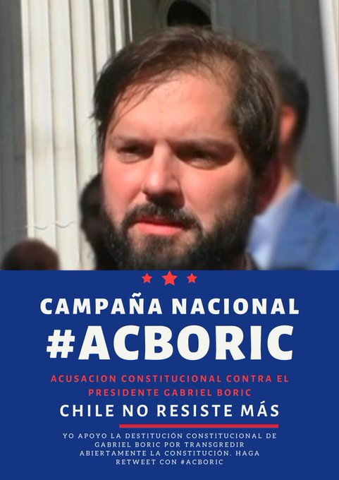 Andino488's tweet photo. Dos situaciones que comienzan a tomar cuerpo.. 
1.- Si no va el 6 % a las Cuentas Individuales, las protestan no se harán esperar #TodosALaCalle
2.- Una Acusación Constitucional a Boric por #AbandonoDeDeberes .. Chile está bajo Delincuentes y Narco-Asesinos
#ACBoric. Te sumas ? https://t.co/7xXtzeqqkn