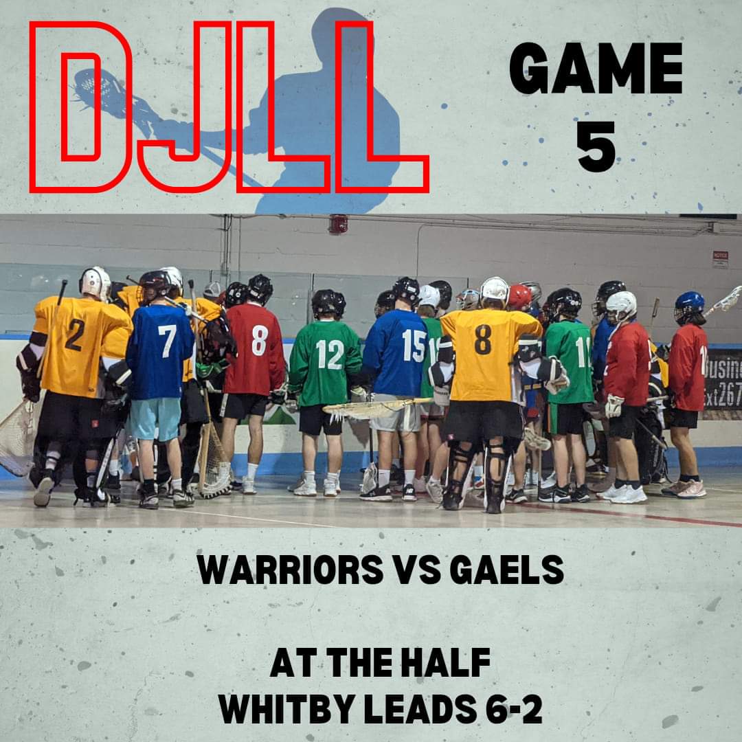JllDurham's tweet photo. At the Half Whitby leads the Gaels 6-2.

Up next the Gaels Battle the Shamrox. https://t.co/lfhLHrkqJV