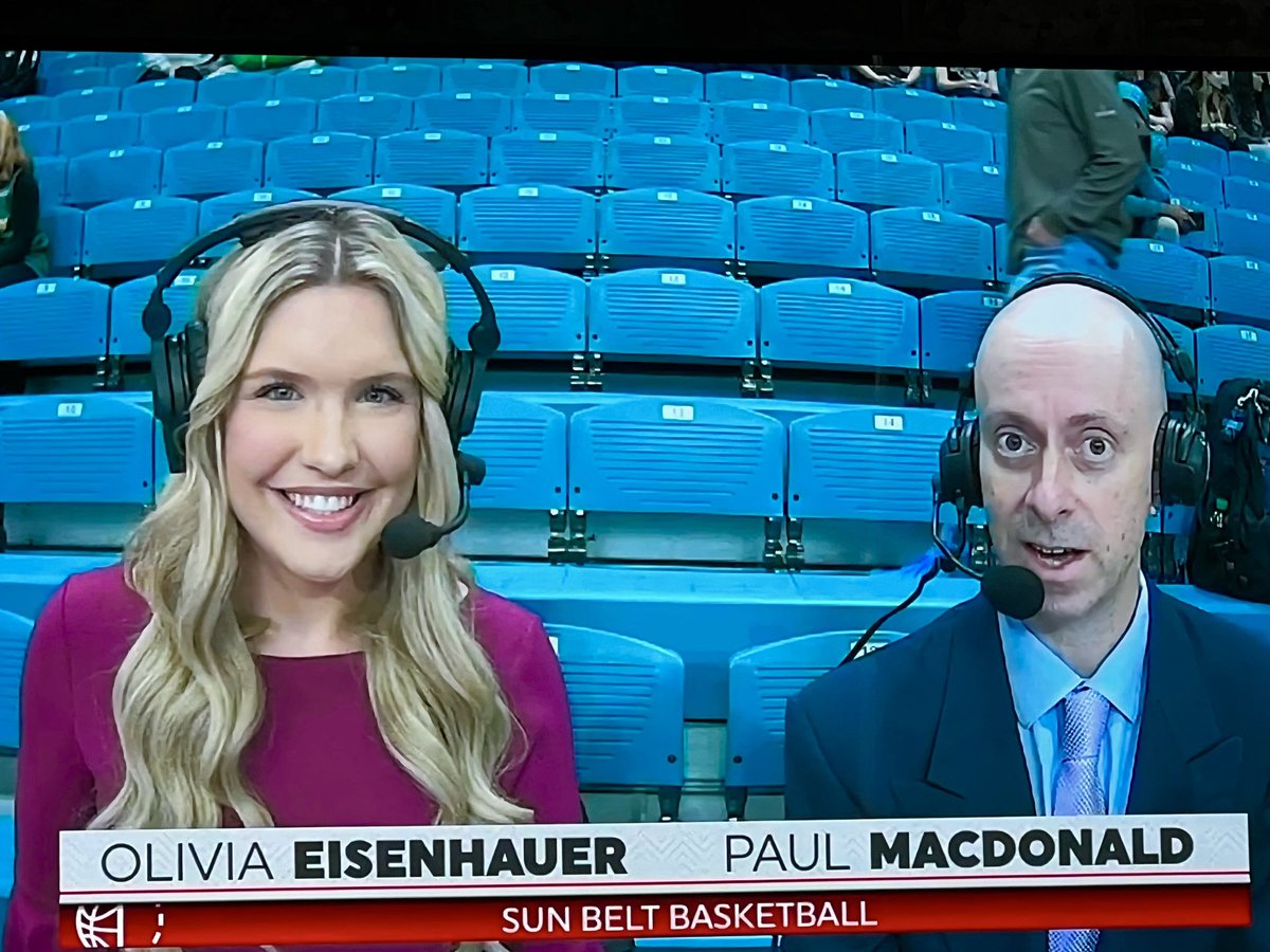 Kicked off 2024 broadcasts on Saturday from the analyst seat for some @SunBelt conference play on @espn +! Great game all the way to the end in a talented conference between @HerdWBB and @CoastalWBB!