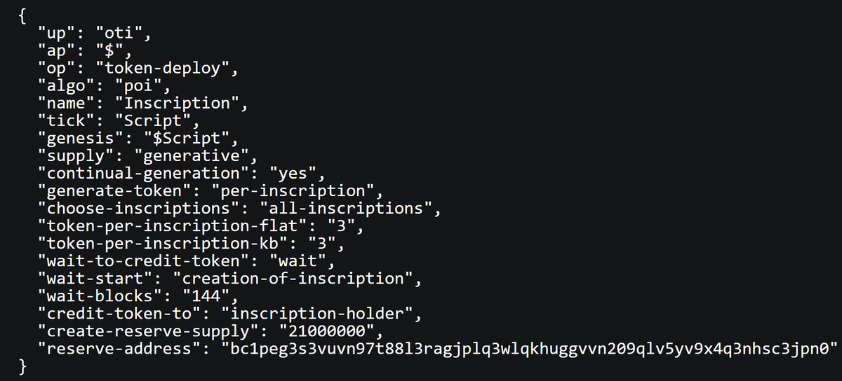 NomadTheSavior's tweet photo. So much btc has been spent inscribing ordinals over the past year

How about if people could be reimbursed for their Inscription costs in a way?

I present POI (Proof of Inscription) 
Token name: Inscription
Ticker: $Script
token rewarded for creating inscriptions
🧵👇 https://t.co/P1oqI41HWl