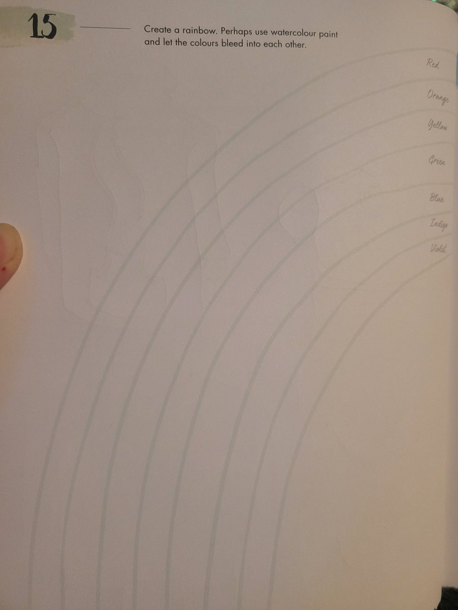 ArtMandachu's tweet photo. Day 15 is full of rainbows... can't do much because I'm so sick... but I want to keep at it!! https://t.co/9sxssKR22G