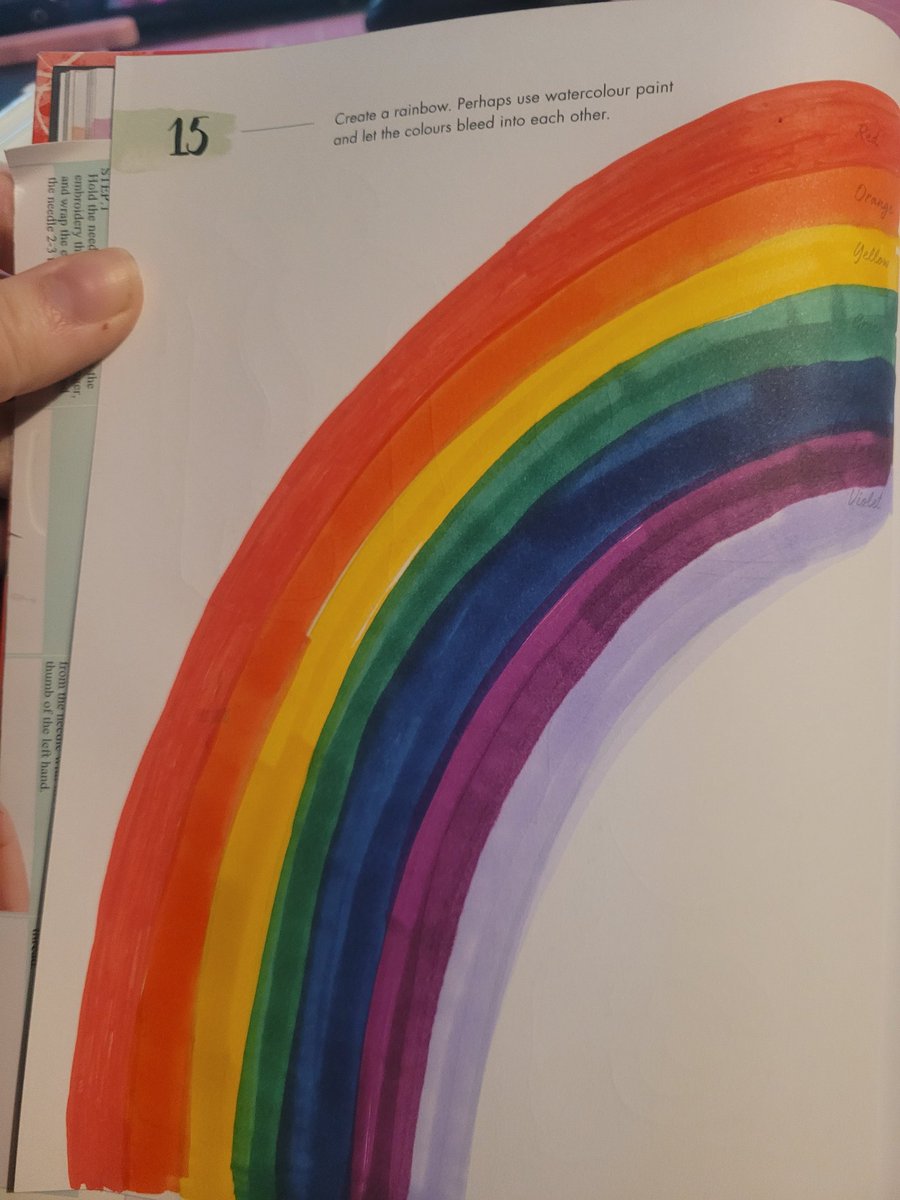 ArtMandachu's tweet photo. Day 15 is full of rainbows... can't do much because I'm so sick... but I want to keep at it!! https://t.co/9sxssKR22G