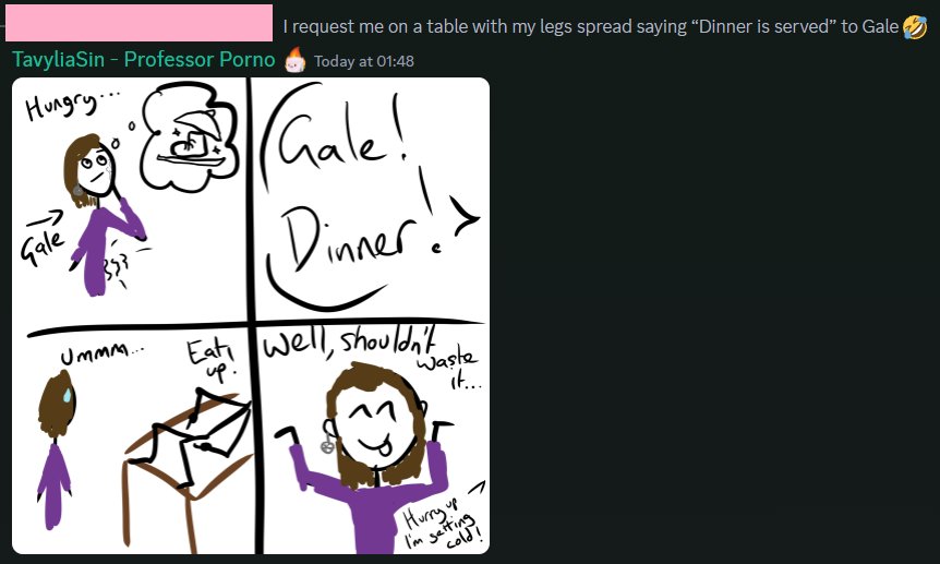 tavylia_sin's tweet photo. Why...with the reckless encouragement...

I'll do it. I'll ruin all of your eyes forever. 

Call me Pic-ass-o darlings because nothing is right about this.

But yes, the crayons, take them, but know I love you all and will concede to silly requests~ #LiArt #GaleDinner https://t.co/M2GAK7qaLU
