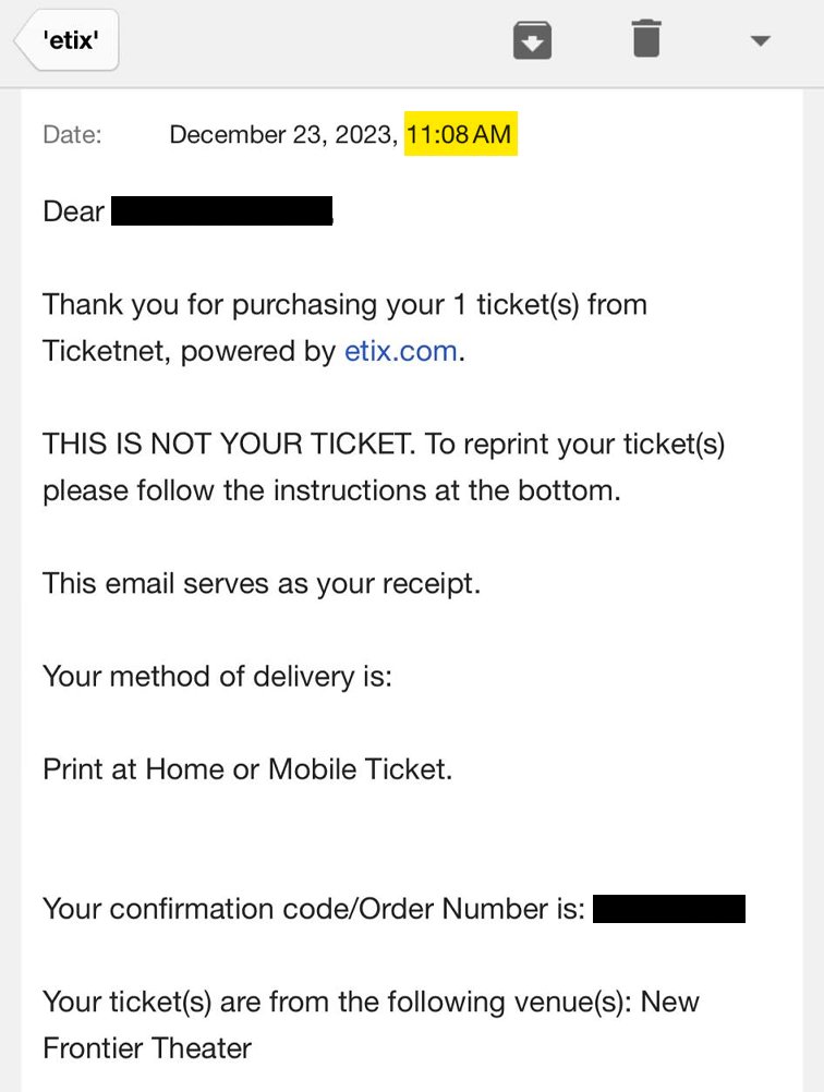 wts lfb ph ☻ #haemarket
wave to earth concert tix
— vip standing A
— early timestamp (11:08 AM)
— day 1 (march 11)
> P4950 
mop gcash payo

t. wte w2e con ticket
