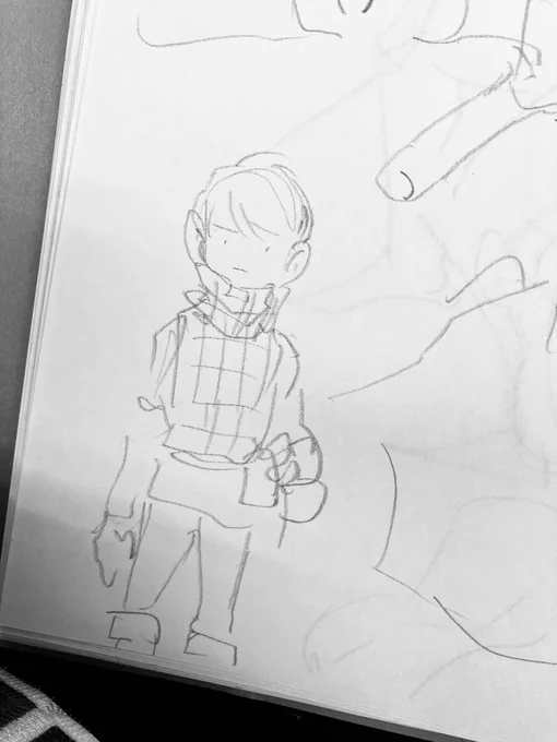 Sneaking in scribbles at life drawing at work 