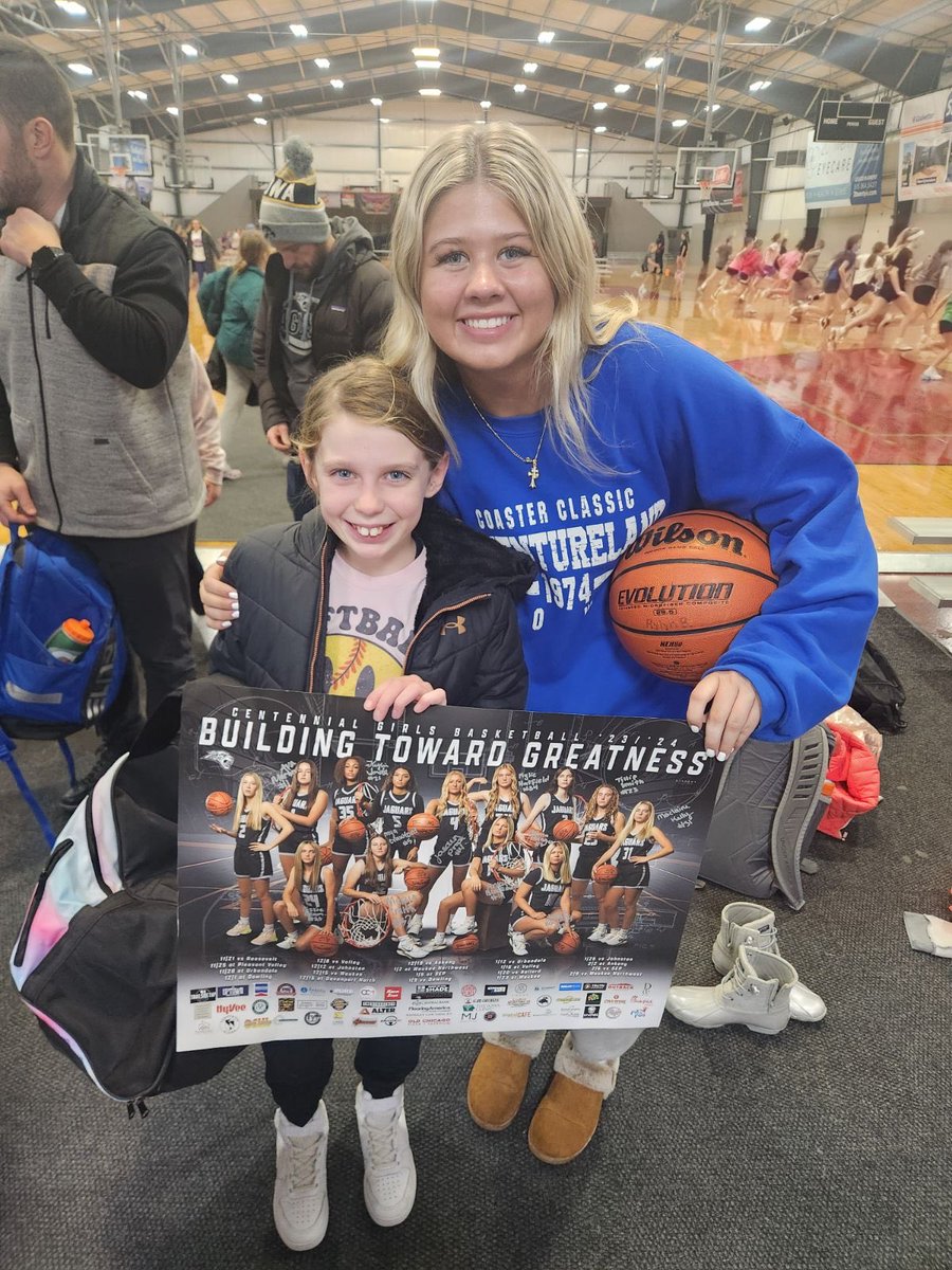 Thank you ACBC for supporting our program!!  Congrats to Taelyn Bulens on winning the shooting contest to earn the poster🤩