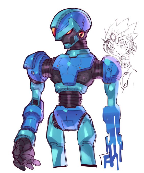 「humanoid robot male focus」 illustration images(Latest)