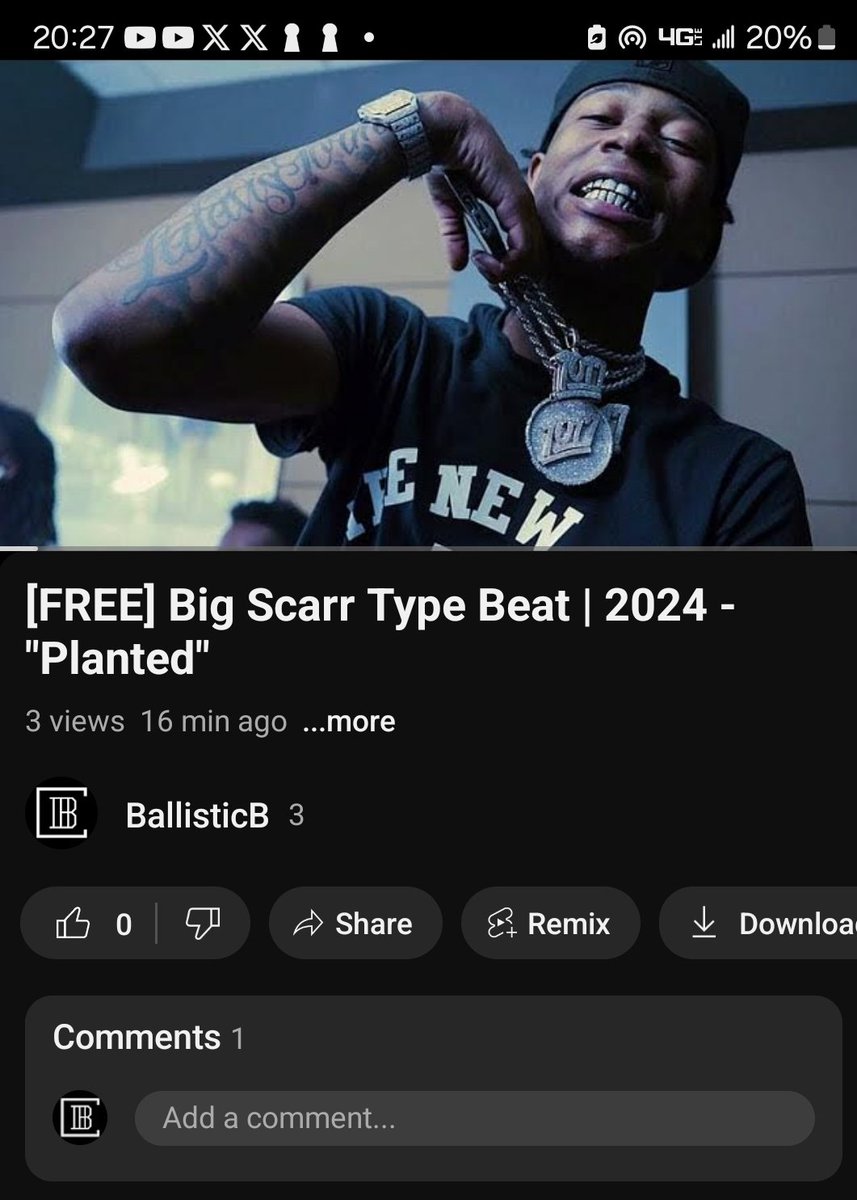 Ballisticc_B's tweet photo. New Video Check it out 👑💪 https://t.co/aiFb0vjDmN
