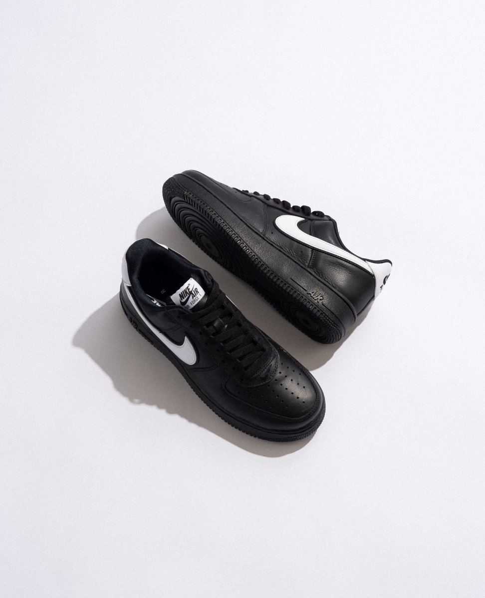 The Nike AF1 Low Retro QS 'Black/White’ launches online tomorrow January 16th at 10AM EST, any remaining pairs will be available in store at 12PM EST.