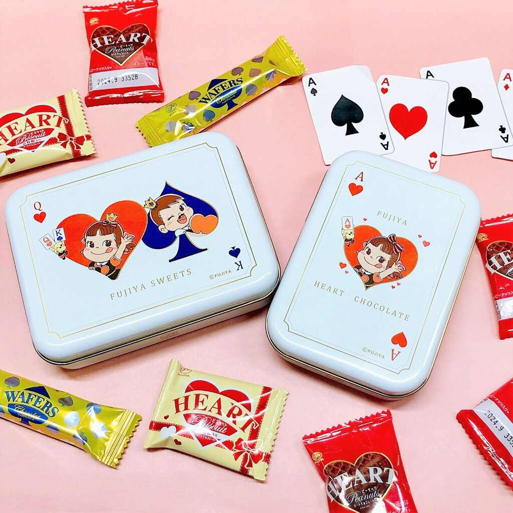 トランプのハートとスペードモチーフの 可愛いバレンタインギフト