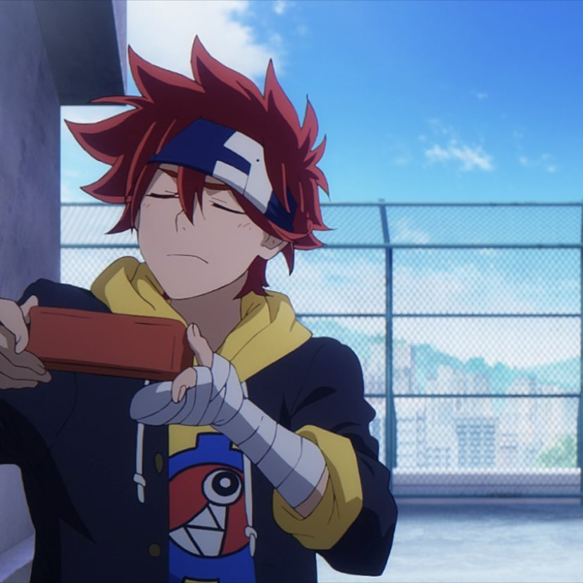 "Finally lunch time!"

No. He's not sharing.