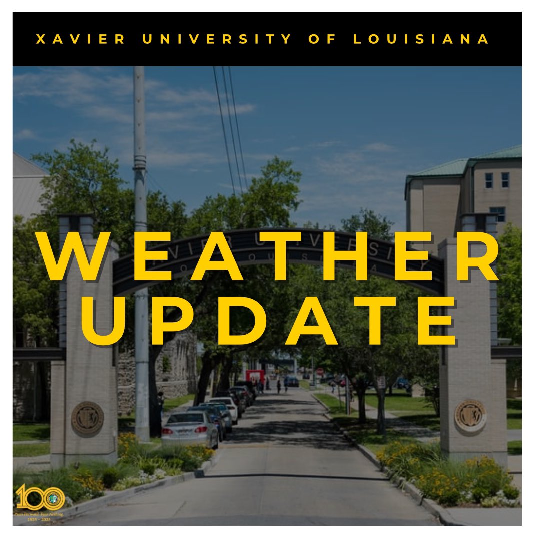 The National Weather Service (NWS) has announced a Hard Freeze Warning for the New Orleans. Temperatures will be plummeting tonight. #XULA is expected to be open on Tuesday, January 16.
