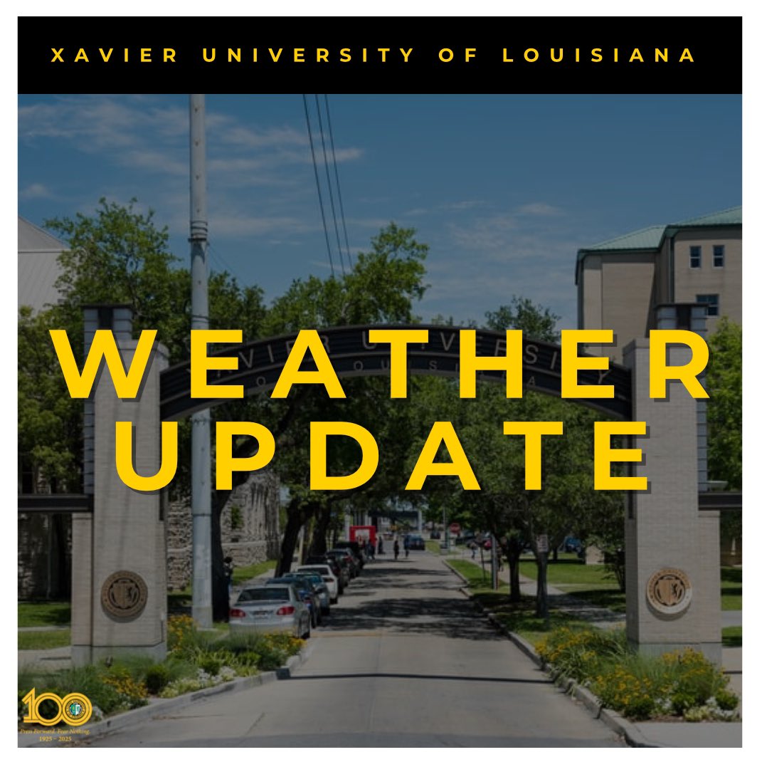 The National Weather Service (NWS) has announced a Hard Freeze Warning for the New Orleans. Temperatures will be plummeting tonight.

#XULA is expected to be open on Tuesday, January 16.