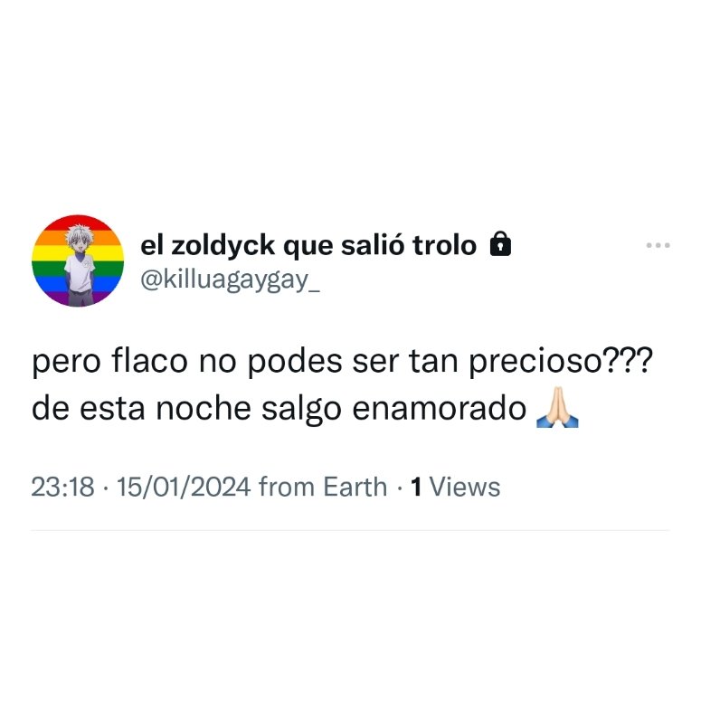 ventiss_'s tweet photo. au killugon ;;

Donde Killua se cola a un XV de una chica que no le cae bien

o 

Donde Gon está en los quince de su mejor amiga y nota que un turro no lo para de mirar. https://t.co/qZgXC8EWMR