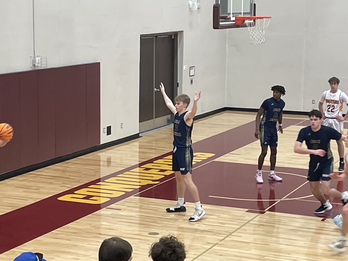 Great to watch Class of 2023 Mustang Jacob Becher playing for North Central tonight. Great job Jacob! #TeamFirst