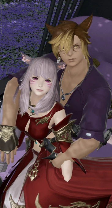 ぽいちゃんがやんちゃな時の写真#FF14 #ミコッテ 
