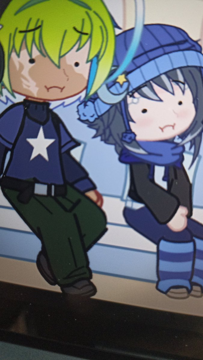 MoraAzulZ's tweet photo. Hacer reacciones gacha no es lo mío, pero si es para q reaccionen al AU de Yoli lo haré (⁠・⁠–⁠・⁠;⁠)⁠ゞ https://t.co/LDmeBM8W7Z