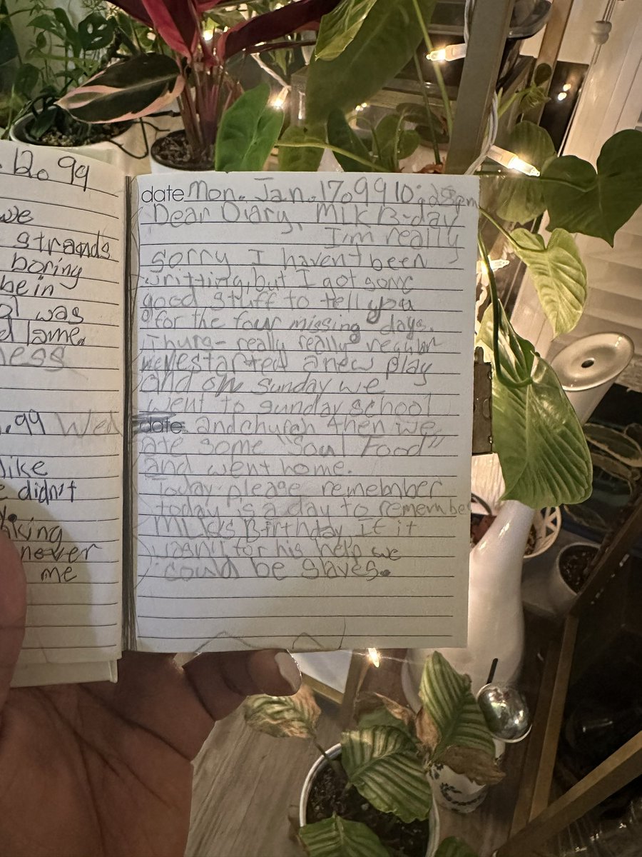 Happy MLK Jr day from 9 year old Tay