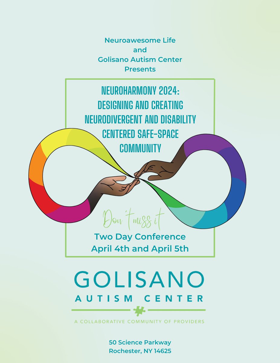 Save the Date: Neuroharmony 2024 Conference!
Shape a more inclusive future with GAC &amp; Neuroawesome Life. Featuring Loretta Ross, Dr. Sheena Mason, Brooke Ward, and more!
Sponsor for inclusivity! Contact info@golisanoautismcenter.org to learn more about sponsorship packages.