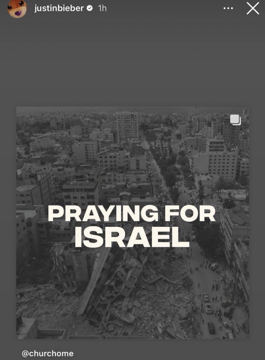 CensoredMen's tweet photo. 🇵🇸🇮🇱 Throwback to the time Justin Bieber posted "Praying For Israel" on Instagram, while displaying a photo of Gaza. https://t.co/PEdBTocxw0