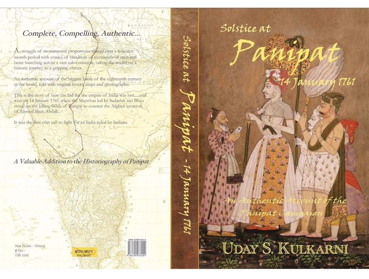 drkc80's tweet photo. @ShriAdyaShri #SolsticeAtPanipat by Uday Kulkarni is an authentic account of 3rd Battle of Panipat. Read it friends. https://t.co/AyLnLMrUZp