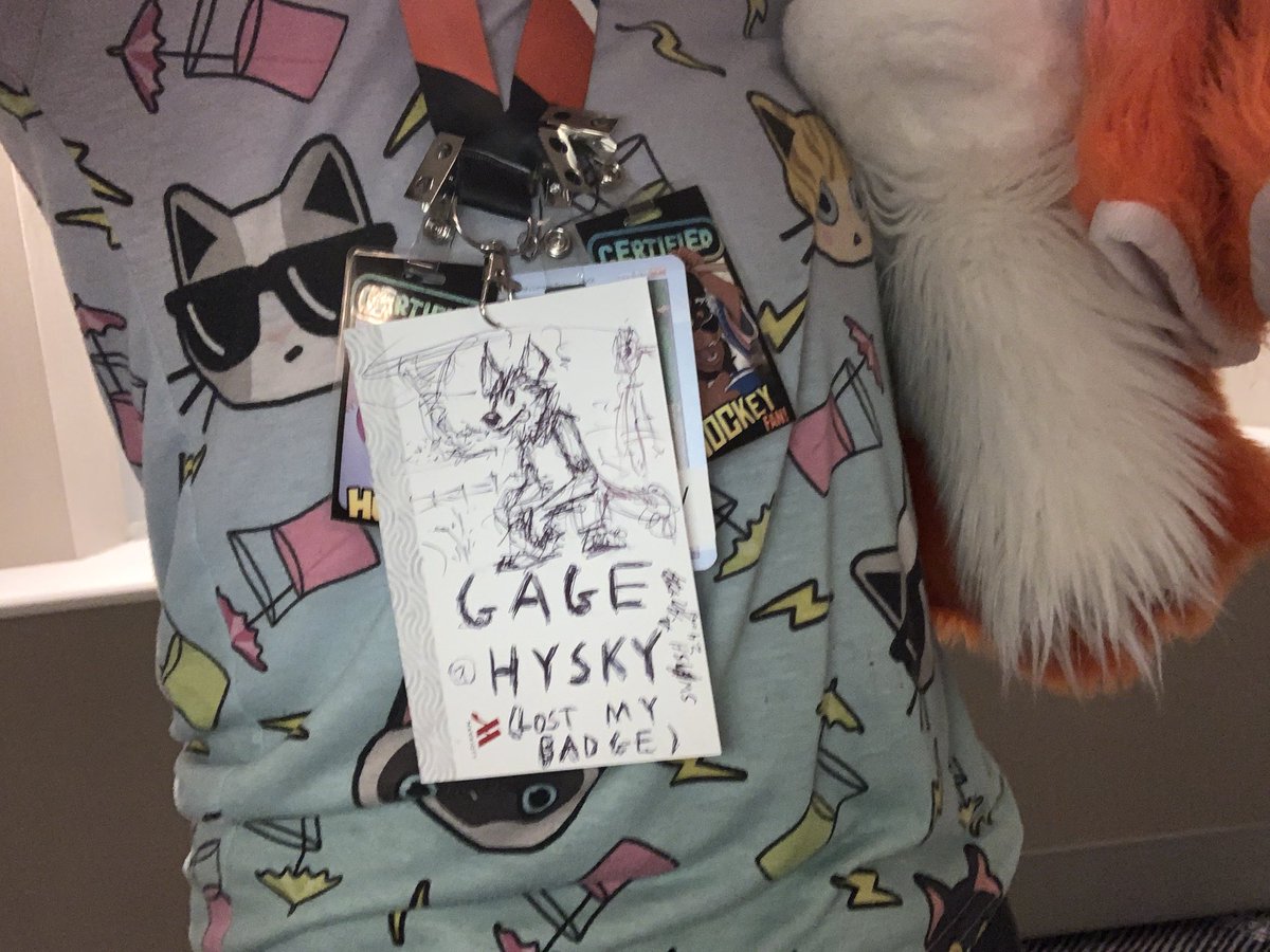 ART INSPIRATION LIKE THIS MASTERPIECE OF A TEMPORARY BADGE I WILL CHERISH FOREVER MEOWWW!