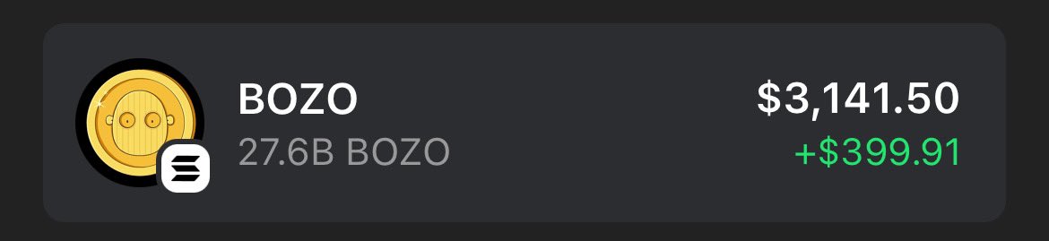Sending 10 billion $BOZO to 10 followers 💰

Drop your $SOL addy, RT &amp; follow 🔔

24 hours ⏰