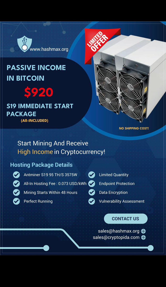 cryptopida's tweet photo. Start Mining And Receive High Income in Cryptocurrency! 

➡Know more: https://t.co/nB9G2xOYIh

#cryptopida #propertyphuket 
#blockchain #cryptocurrency #bitcoin   #bitcoincash #crypto #BTC  #btc  #hashmax #hashcube  #bitcoinprice #Investor #passiveincome https://t.co/yn6aAzqxrs