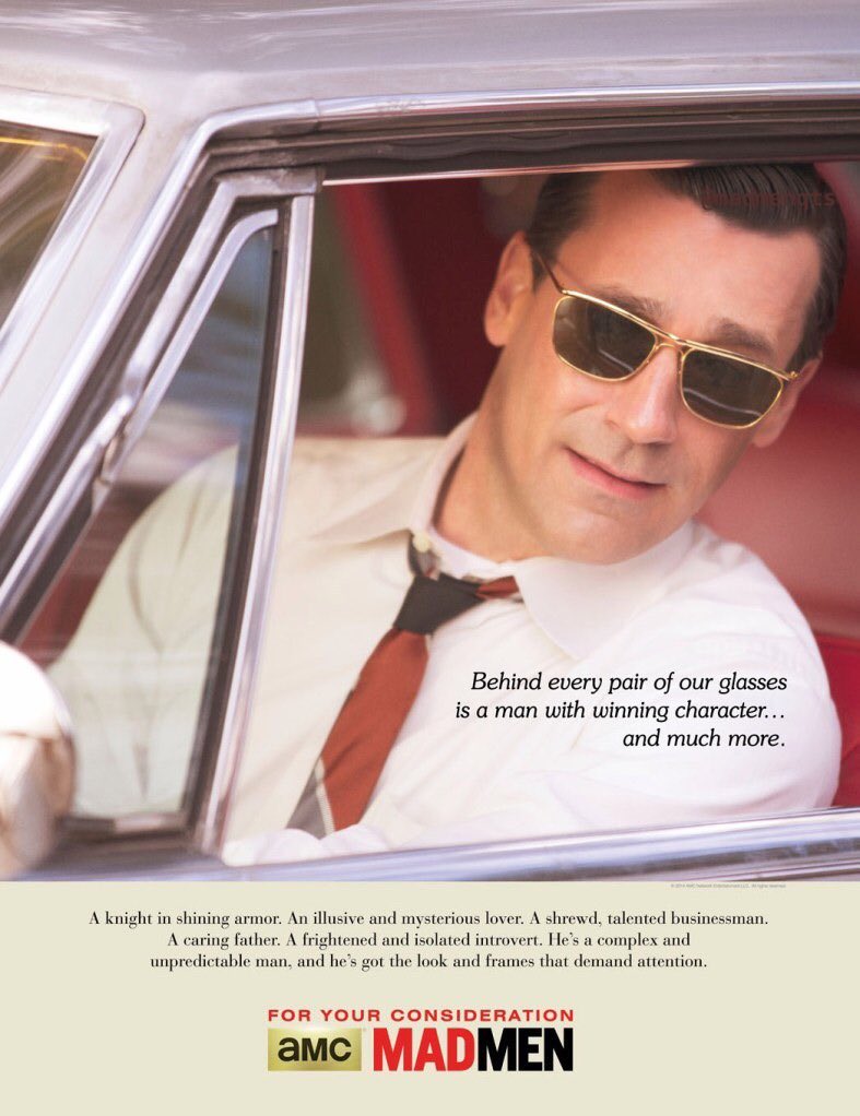 In 2014 <a href="/AMC_TV/">AMC TV</a> created these vintage ads for #MadMen's Emmy marketing campaign. #foryourconsideration #emmys