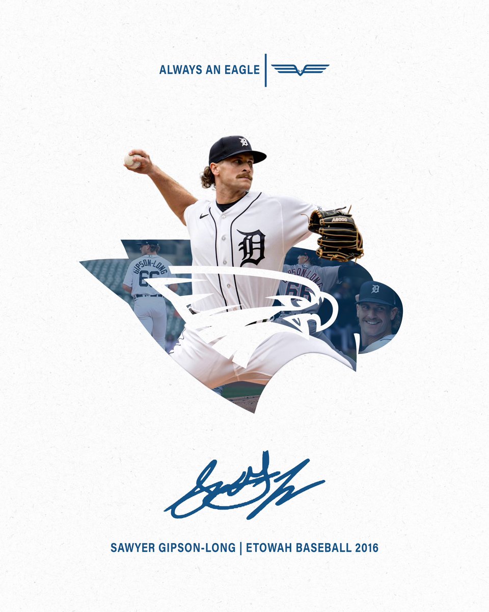 Etowah Eagles Baseball (@etowahbaseball) on Twitter photo Please, come join us as we celebrate and retire the jersey of former Etowah Baseball player and now big leaguer, <a href="/sawyergipson/">Sawyer Gipson-Long</a>
🗓️ FEBRUARY 5 @ 6PM
📍 ETOWAH AUDITORIUM
Sawyer will be making available 2 autographed Detroit Tiger jerseys along with other items.
<a href="/EtowahHS/">Etowah High School</a> Please, come join us as we celebrate and retire the jersey of former Etowah Baseball player and now big leaguer, <a href="/sawyergipson/">Sawyer Gipson-Long</a>
🗓️ FEBRUARY 5 @ 6PM
📍 ETOWAH AUDITORIUM
Sawyer will be making available 2 autographed Detroit Tiger jerseys along with other items.
<a href="/EtowahHS/">Etowah High School</a>